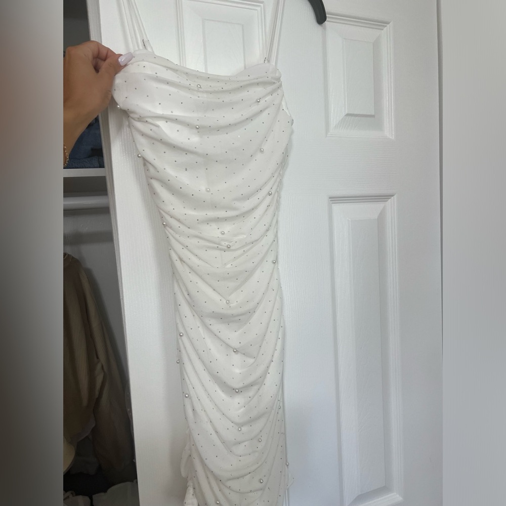 Windsor Pearl Bridal mini dress